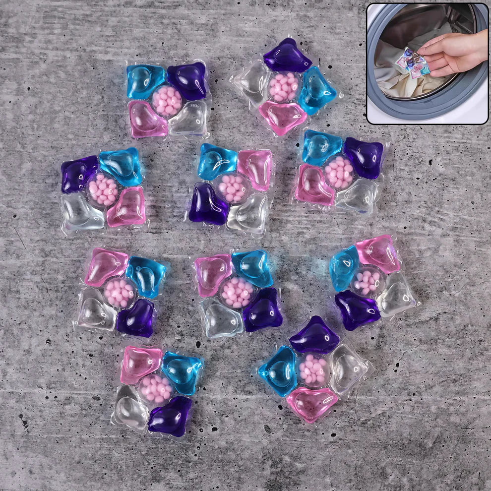 Rapid action 5 in 1 superlights laundry pods